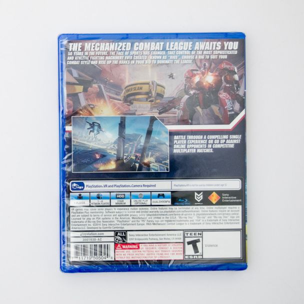 RIGS Mechanical Combat League for Sony PlayStation 4