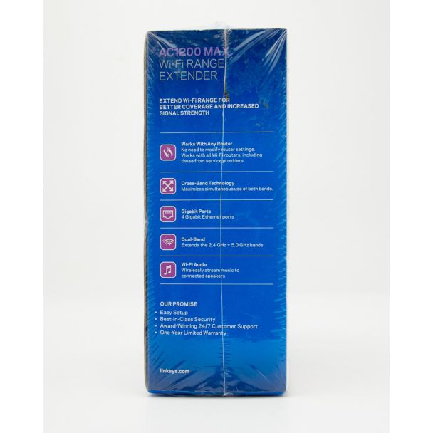 Linksys AC1200 MAX Wi-Fi Range Extender RE6500