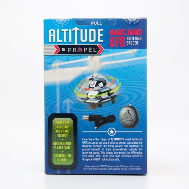 Propel RC Altitude Magic Hand UFO RC Flying Saucer Silver