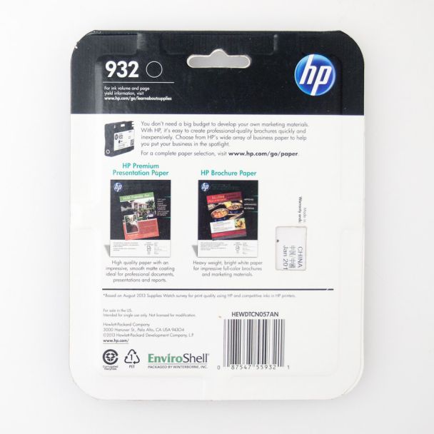HP OfficeJet 932 Black Ink Cartridge CN057AN