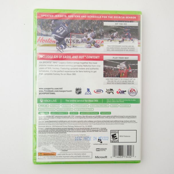 NHL Legacy Edition for Microsoft Xbox 360