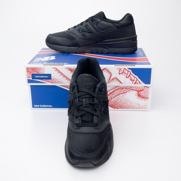 New Balance Men's 597 Classics Running Shoes ML597BEX in Black 