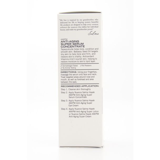 Nuance Salma Hayek AM/PM Anti-Aging Super Serum Concentrate 1 fl oz