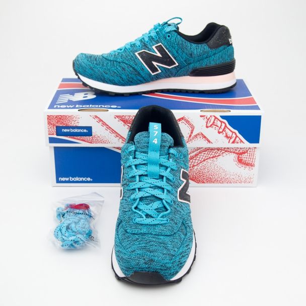 New Balance Women's Outdoor Escape 574 Classics Running Shoes WL574PTC in Vivid Ozone Blue
