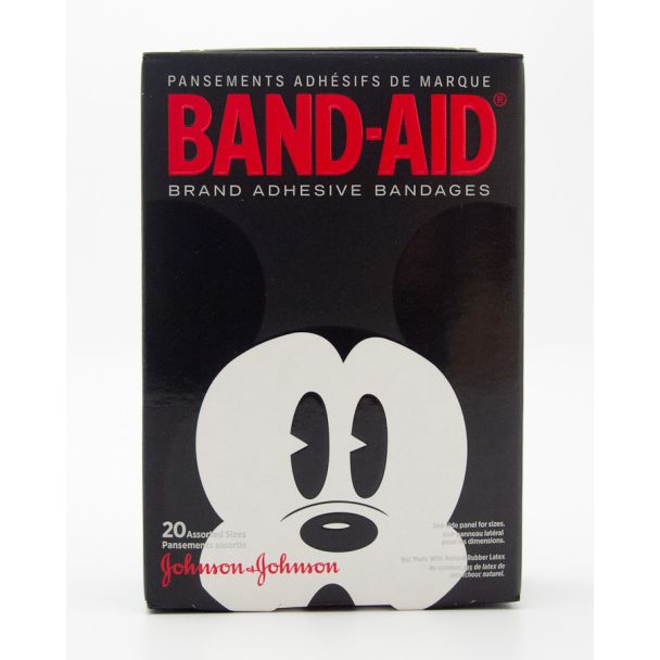 Band-Aid Mickey Mouse 20 Assorted Sizes Adhesive Bandages - Set of 2 - 20 Ct Packages