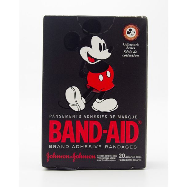 Band-Aid Mickey Mouse 20 Assorted Sizes Adhesive Bandages - Set of 2 - 20 Ct Packages