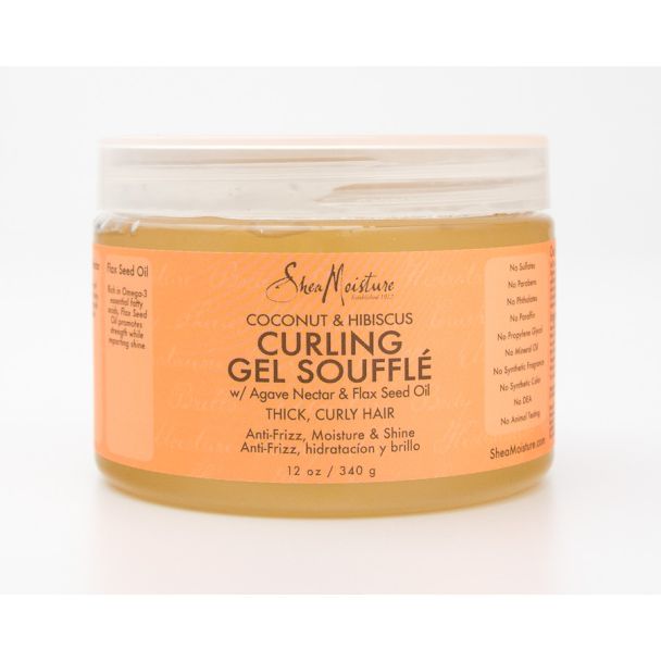 Shea Moisture Coconut & Hibiscus Curling Gel Souffle 12 oz