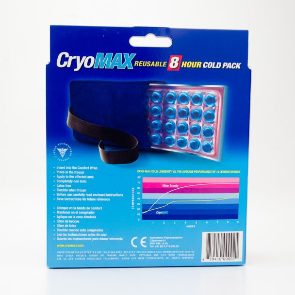 CryoMax Reusable 8 Hour Cold Pack Medium (12" x 6")