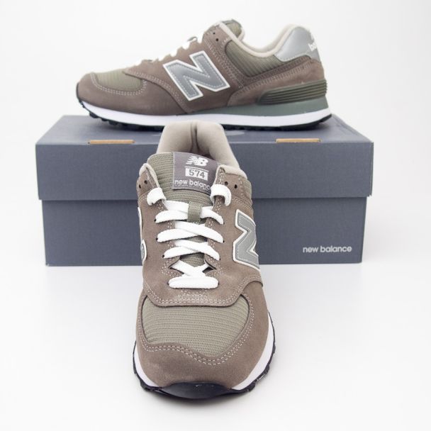 New Balance Women's Core 574 Classics Running Shoes W574GS in Grey