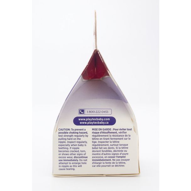 Playtex PlayTex NaturaLatch 2 Silicone Nipples - Medium - 3 M +