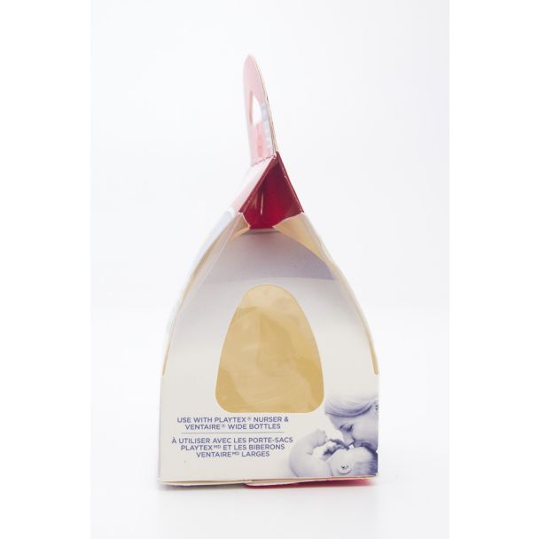 Playtex PlayTex NaturaLatch 2 Silicone Nipples - Fast - 3-6 M+