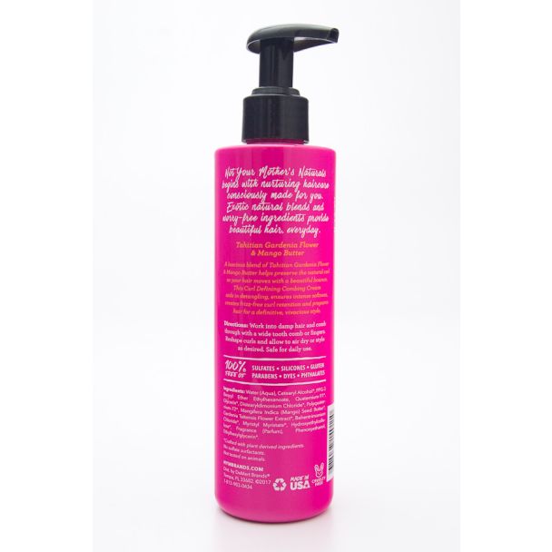 Not Your Mother's Tahitian Gardenia Flower & Mango Butter Curl Defining Combing Cream - 8 fl oz