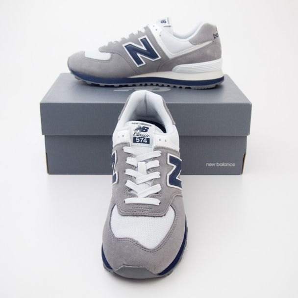 New Balance Men's Core Plus 574 Classics Running Shoes ML574ESD in Gunmetal