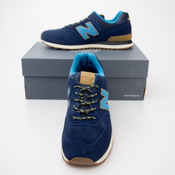 New Balance Men's Trail Pack 574 Classics Running Shoes ML574OTA in Pigment