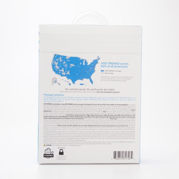 AT&T Prepaid LG Phoenix 3 Prepaid Smartphone