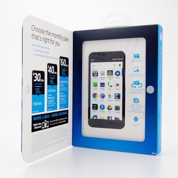 AT&T Prepaid Alcatel Cameox 16GB in Arctic White