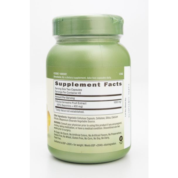 GNC Tribulus 1000mg Herbal Supplement 90 Capsules