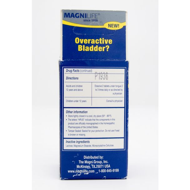 Magnilife Urinary Incontinence Relief 125 Tablets