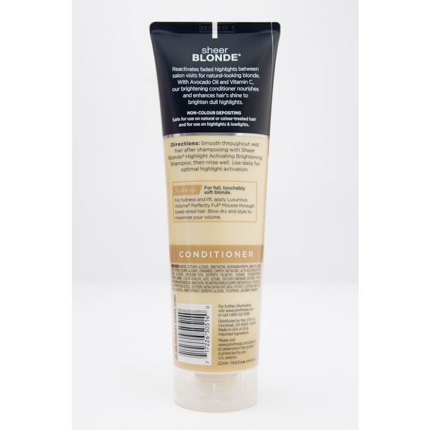John Frieda Sheer Blonde Highlight Activating Brightening Conditioner 8.45 fl oz