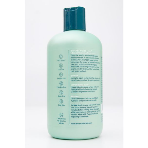 Thicker Fuller Hair Strengthening Shampoo with Organic Quinoa, Baobab & Biotin 12 fl oz (355 mL)