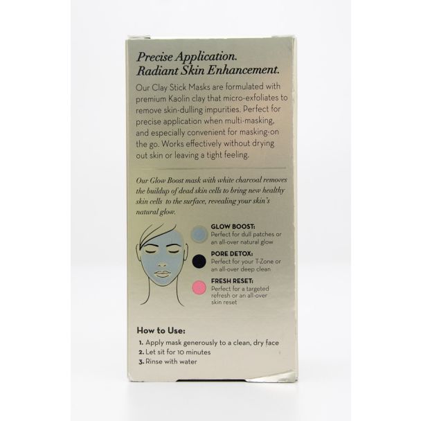 Olay Masks Clay Stick Glow Boost White Charcoal net wt 48g (1.7 oz)