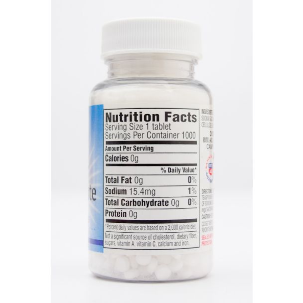 Rite Aid Sugar Substitute Saccharin 1/4 Grain Each 1000 Tablets