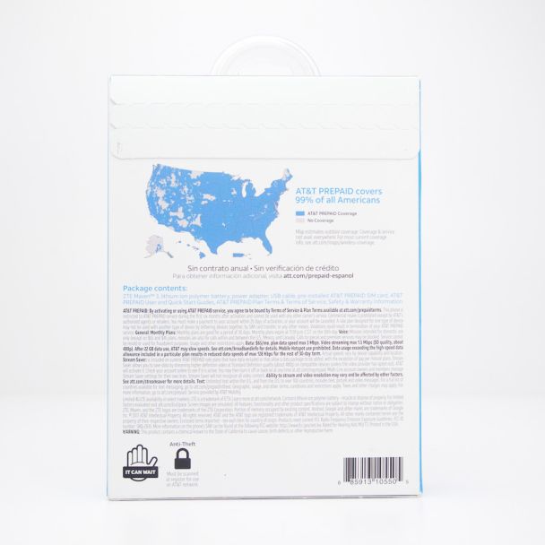 AT&T Prepaid ZTE Maven 3 Prepaid Smartphone