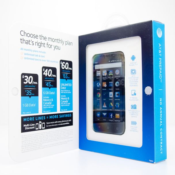 AT&T Prepaid ZTE Maven 3 Prepaid Smartphone