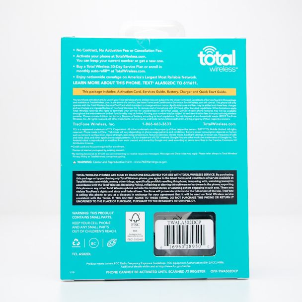 Total Wireless Alcatel TCL LX Prepaid Smartphone