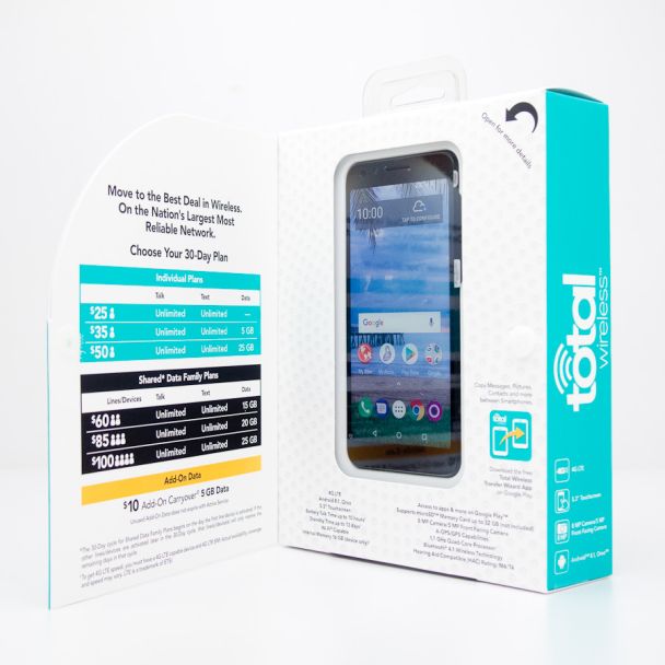 Total Wireless Alcatel TCL LX Prepaid Smartphone