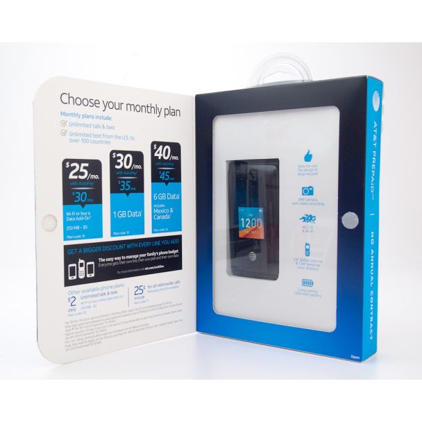 AT&T Prepaid Cingular Flip 2 4GB Gray Prepaid Flip Phone