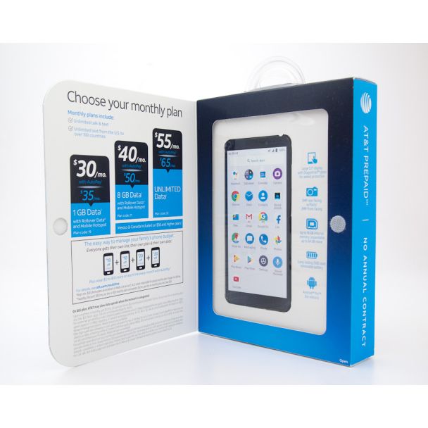 AT&T Prepaid AT&T Radiant Core Prepaid Smartphone