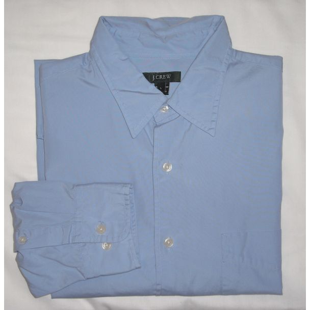 J Crew Solid Shirt Men's Large - L