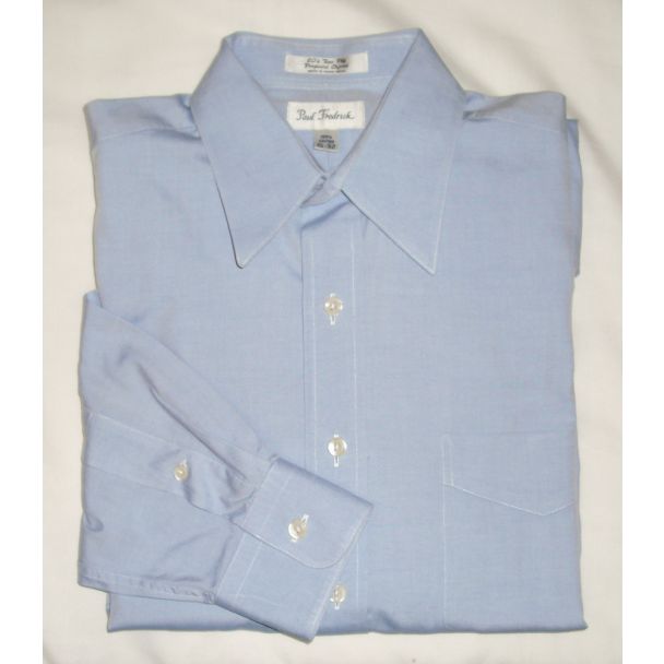 Paul Fredrick Pinpoint Oxford Dress Shirt Men's 15-32
