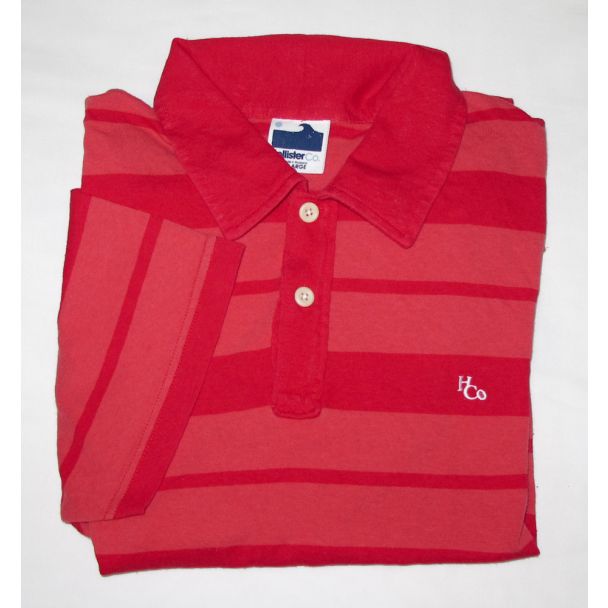 NEW Hollister Striped Polo Shirt Men's XL - Extra Large