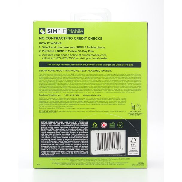 Simple Mobile by T-Mobile Alcatel OneTouch Pixi Avion LTE