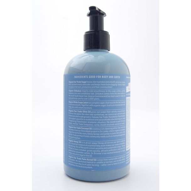 Dr. Bronner's 4-In-1 Baby Unscented Organic Sugar Soap 12 fl oz