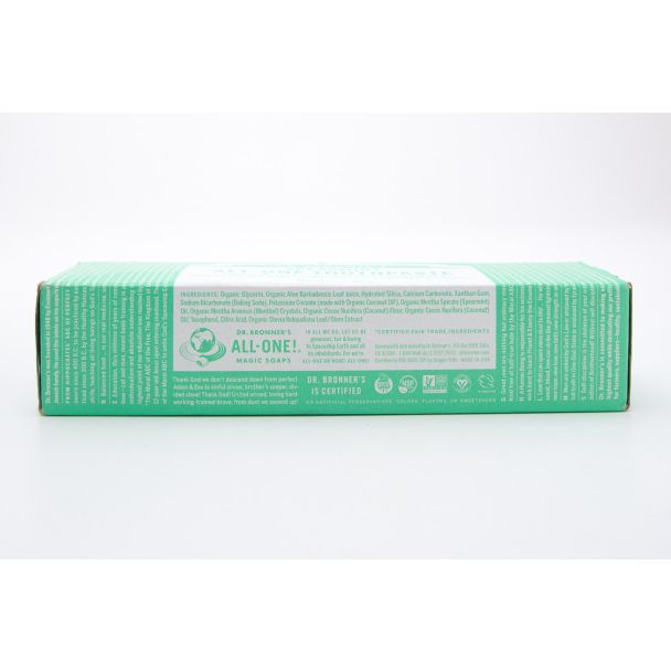 Dr. Bronner's Spearmint All-One Toothpaste Fluoride-Free net wt 5 oz