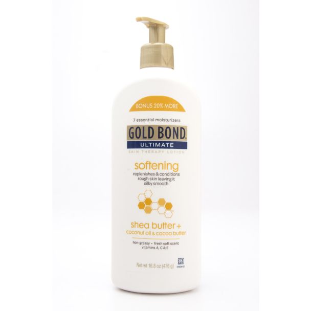 Gold Bond Ultimate Skin Therapy Lotion Softening Shea Butter + Coconut Oil & Cocoa Butter net wt 16.8 oz