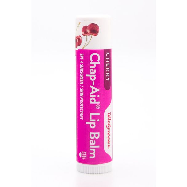Walgreens Chap-Aid Lip Balm Cherry Flavor 0.15 oz