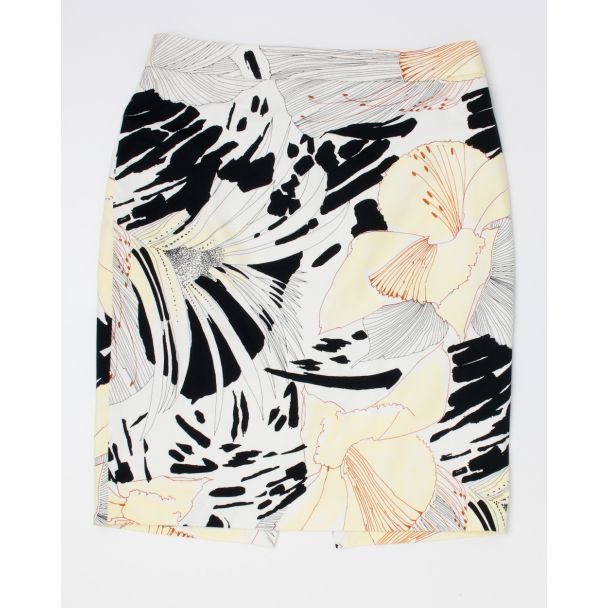 Elie Tehari Floral Print Skirt Women's 6