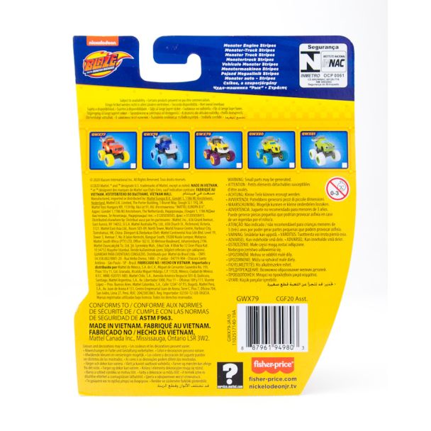 Fisher-Price Nickelodeon Blaze and the Monster Machines Monster Engine Stripes