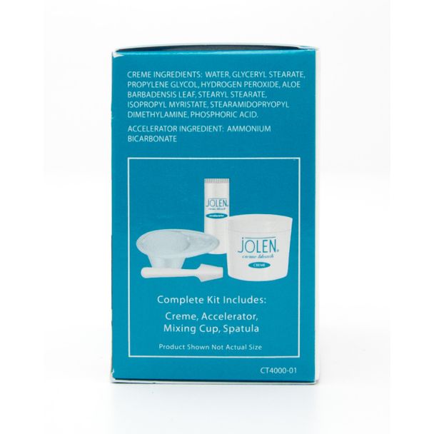 Jolen Creme Bleach Sensitive Formula + Aloe Vera 1.2 oz Creme / 0.30  oz Accelerator