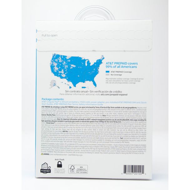 AT&T Prepaid AT&T Cingular Flip 3 Flip Phone