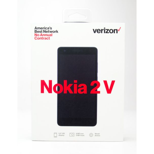 Verizon Prepaid by T-Mobile Nokia 2 V Smartphone