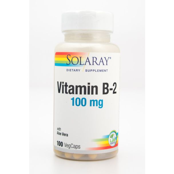 Solaray Vitamin B-2100mg with Aloe Vera 100 VegCaps