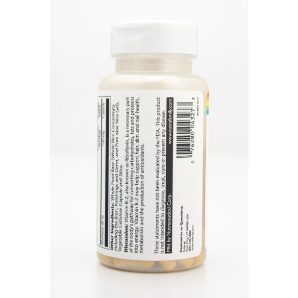 Solaray Vitamin B-2100mg with Aloe Vera 100 VegCaps