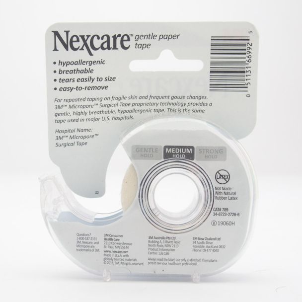 3M Nexcare Gentle Paper Tape for Frequent Changes 3/4 in x 288 in (8 yd)