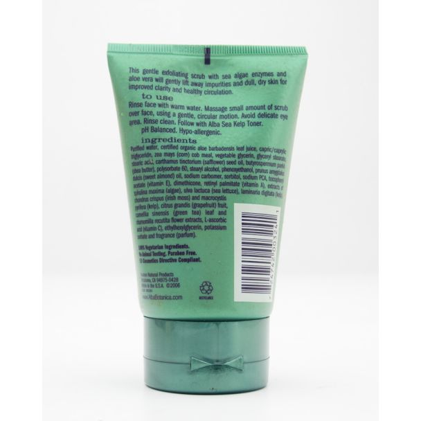 Alba Botanical Sea Algae Enzyme Scrub Advanced net wt 4 oz