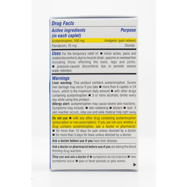 Backaid Max Maximum Strength Aspirin Free Pain Reliever 38 Caplets